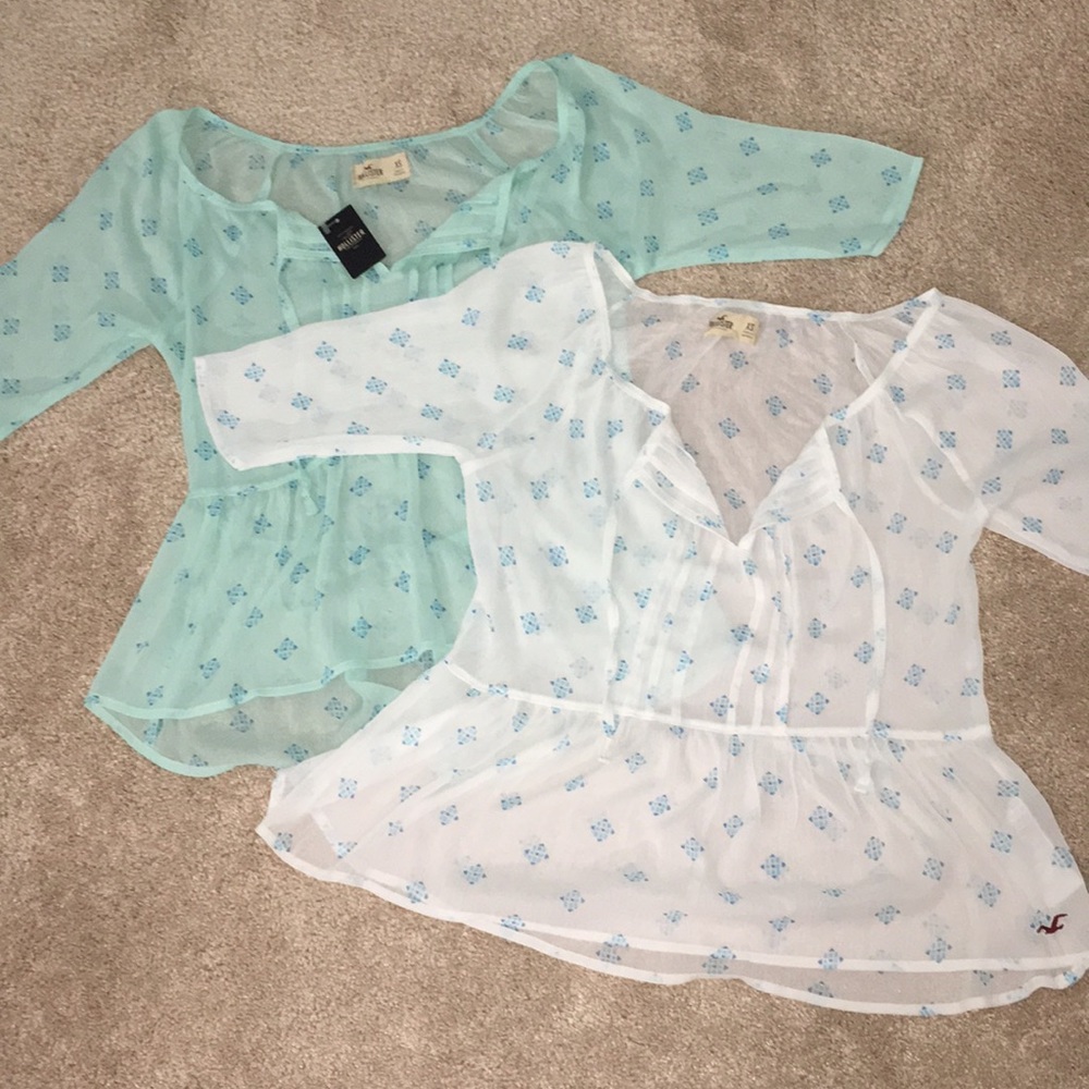 Diamond pattern blouses
